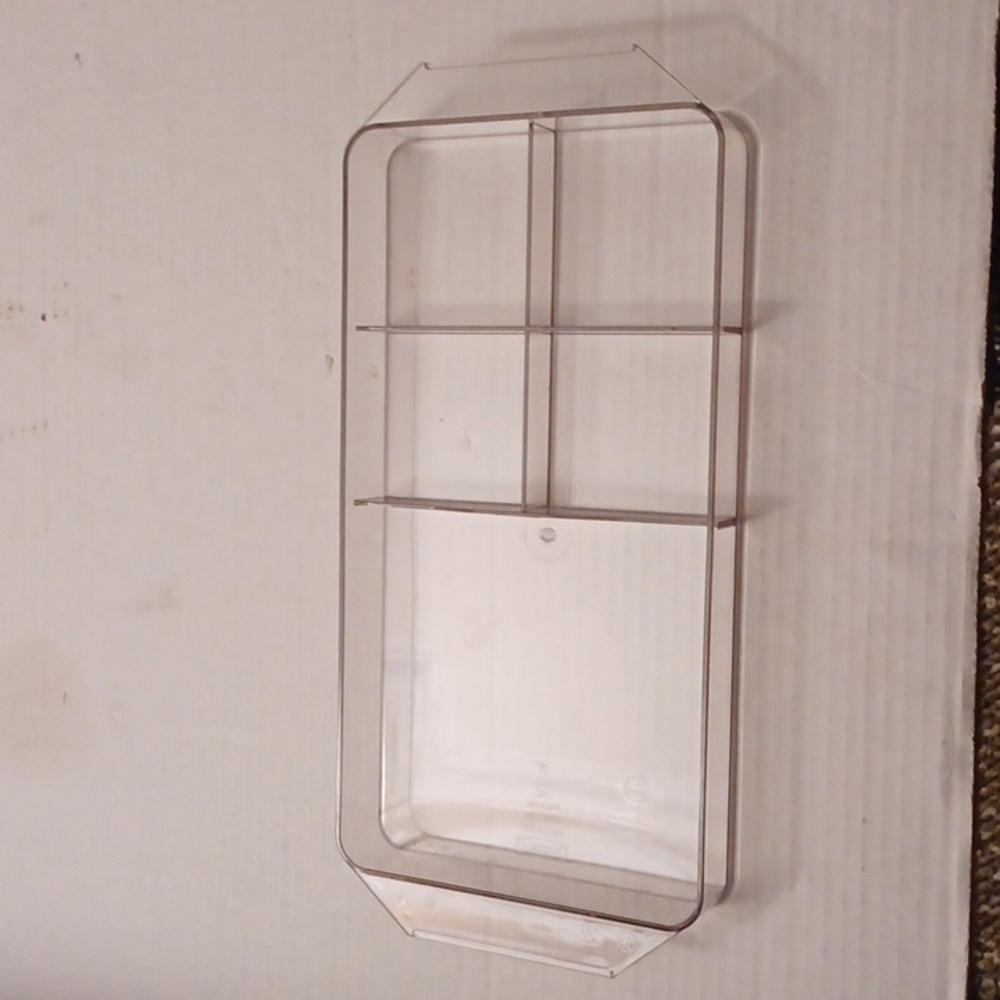 4/$30 Clear Acrylic Divided Tray